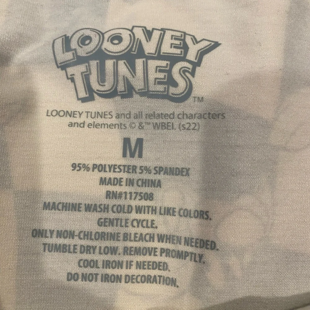 Looney Tunes Graphic Checkered Mini Skirt - NWOT
